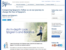 Tablet Screenshot of info.sjogrens.org